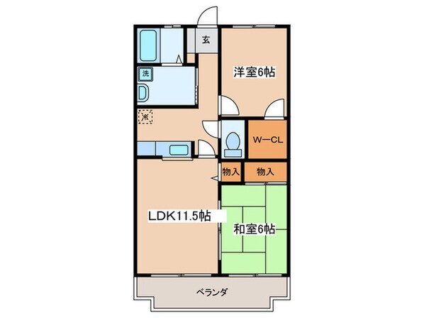 ポンデュ－グランの物件間取画像